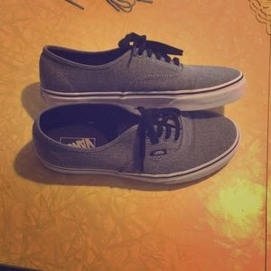 vans authentic gray